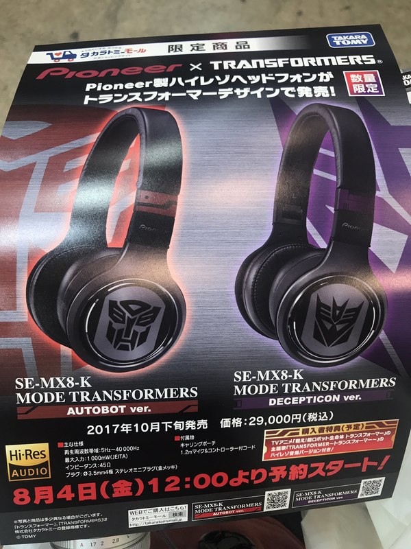 Pioneer Announces SE MX8 K Transformers Branded High End Headphones (1 of 1)